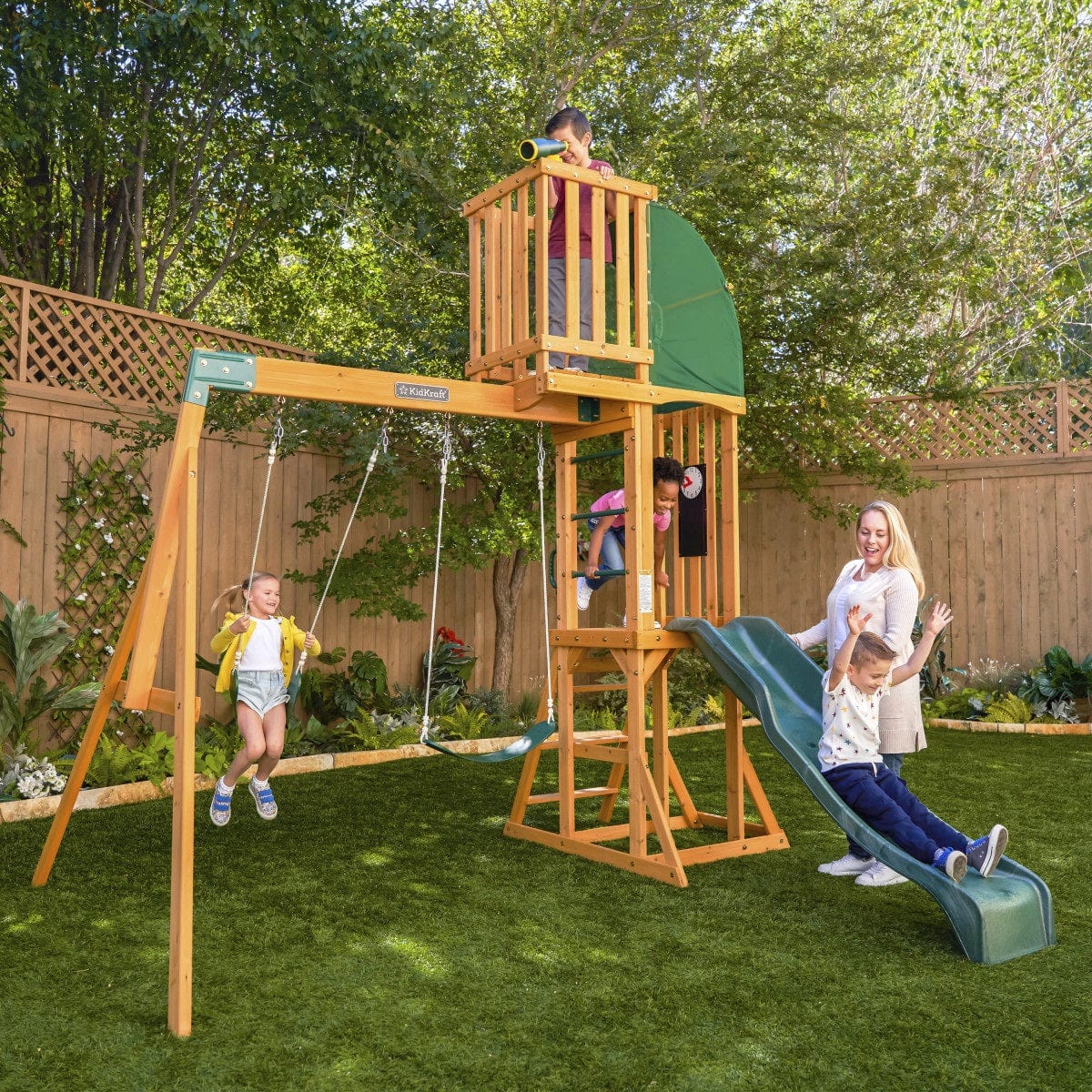 KidKraft Outdoor Kidkraft Hawk Tower Swing Set