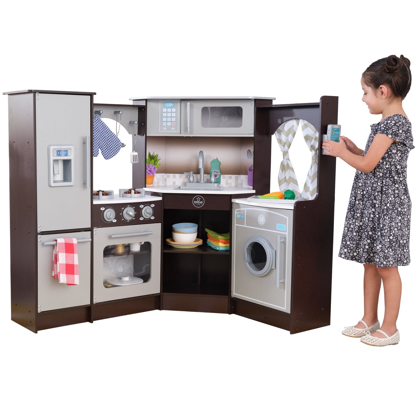 KidKraft Toys Kidkraft Ultimate Corner Play Kitchen Espresso