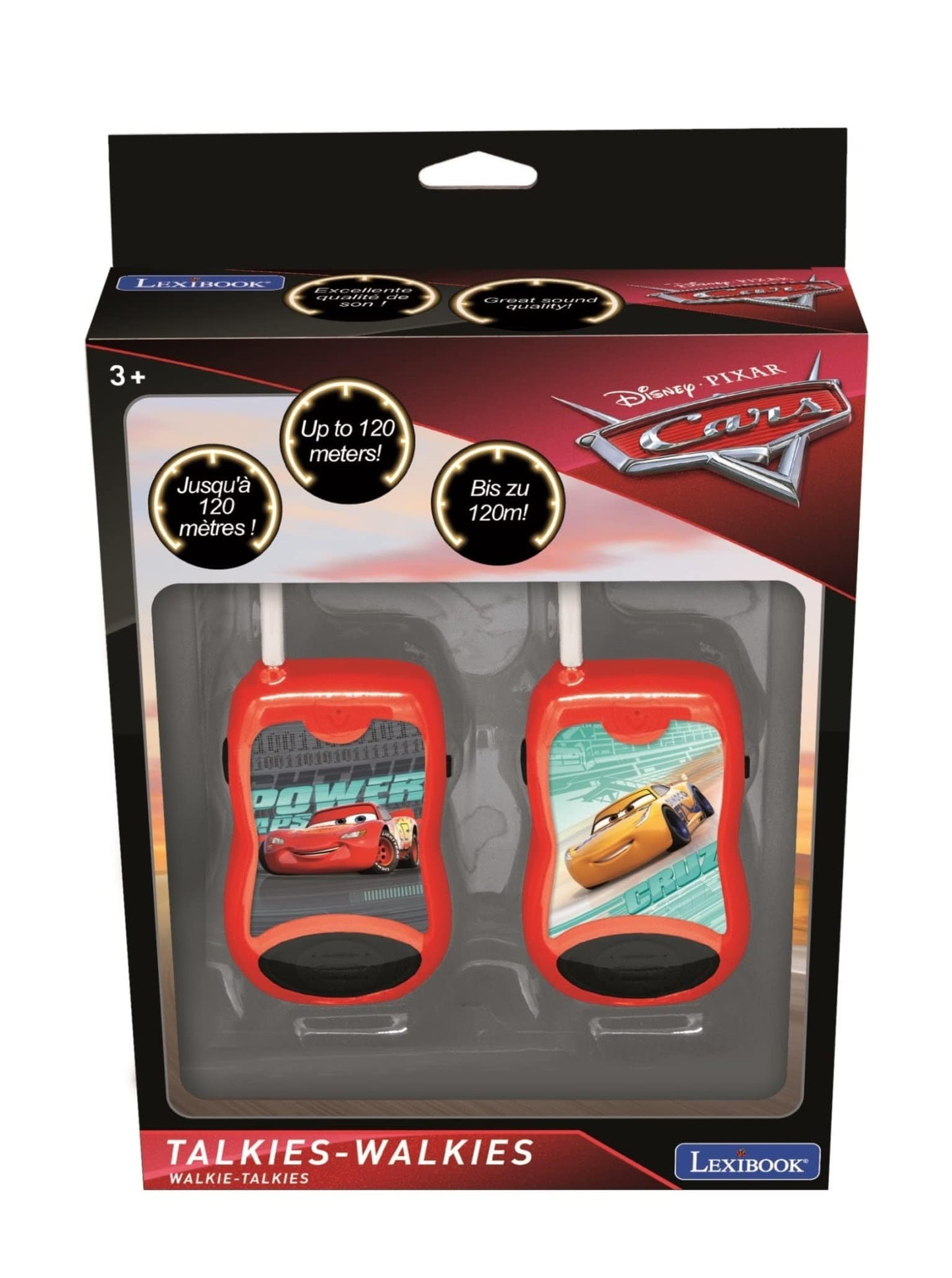lexibook Toys Lexibook Disney Cars 3 Walkie Talkie