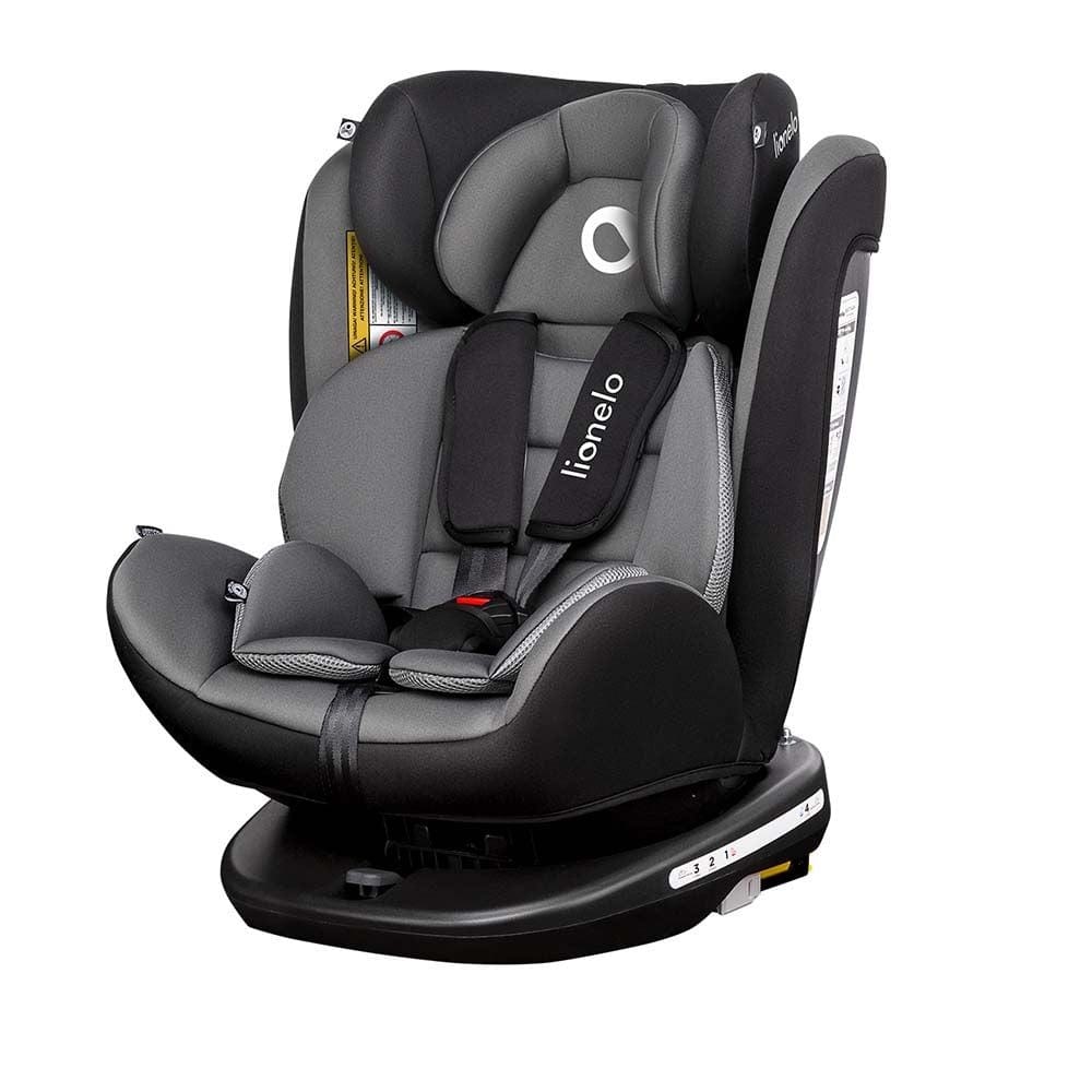 Lionelo Babies Lionelo Bastiaan 360 Baby Car Seat - Grey Black Base