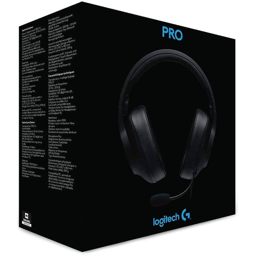 LOGITECH Gaming Logitech G Pro Gaming Headset Black