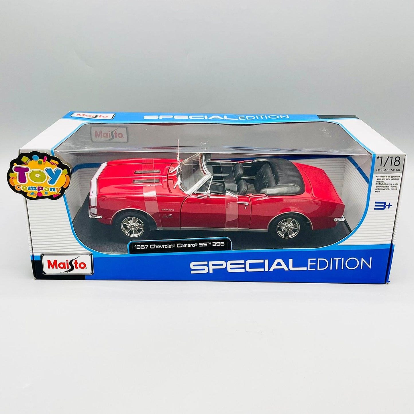 Maisto Toys 1:18 Se (A)-1967 Chevrolet Camaro Ss 396 Convertible