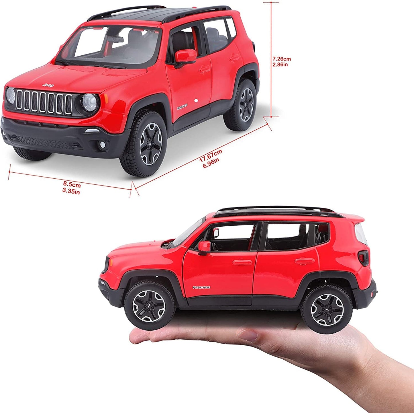 Maisto Toys 1:24 Jeep Renegade