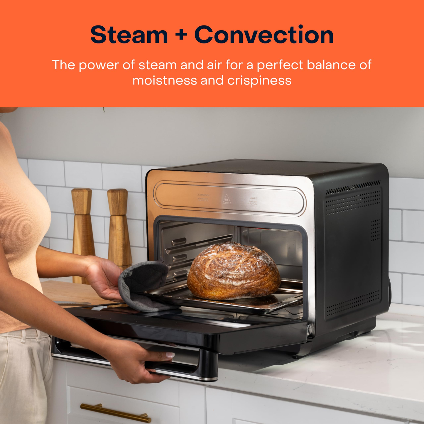 NutriCook STEAMI, STEAM + AIR FRYER OVEN 24L