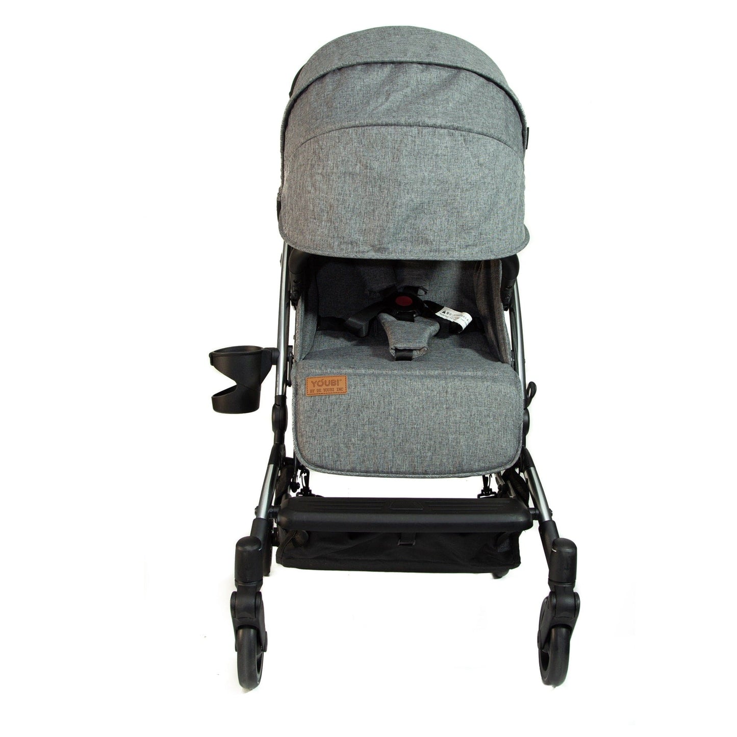 Pikkaboo Babies Youbi Toddler German Travel Light Stroller-Grey with New Born Attachment