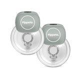 Pippeta LED Wearable Hands Free Breast Pump | Sea Salt (Pack of 2)