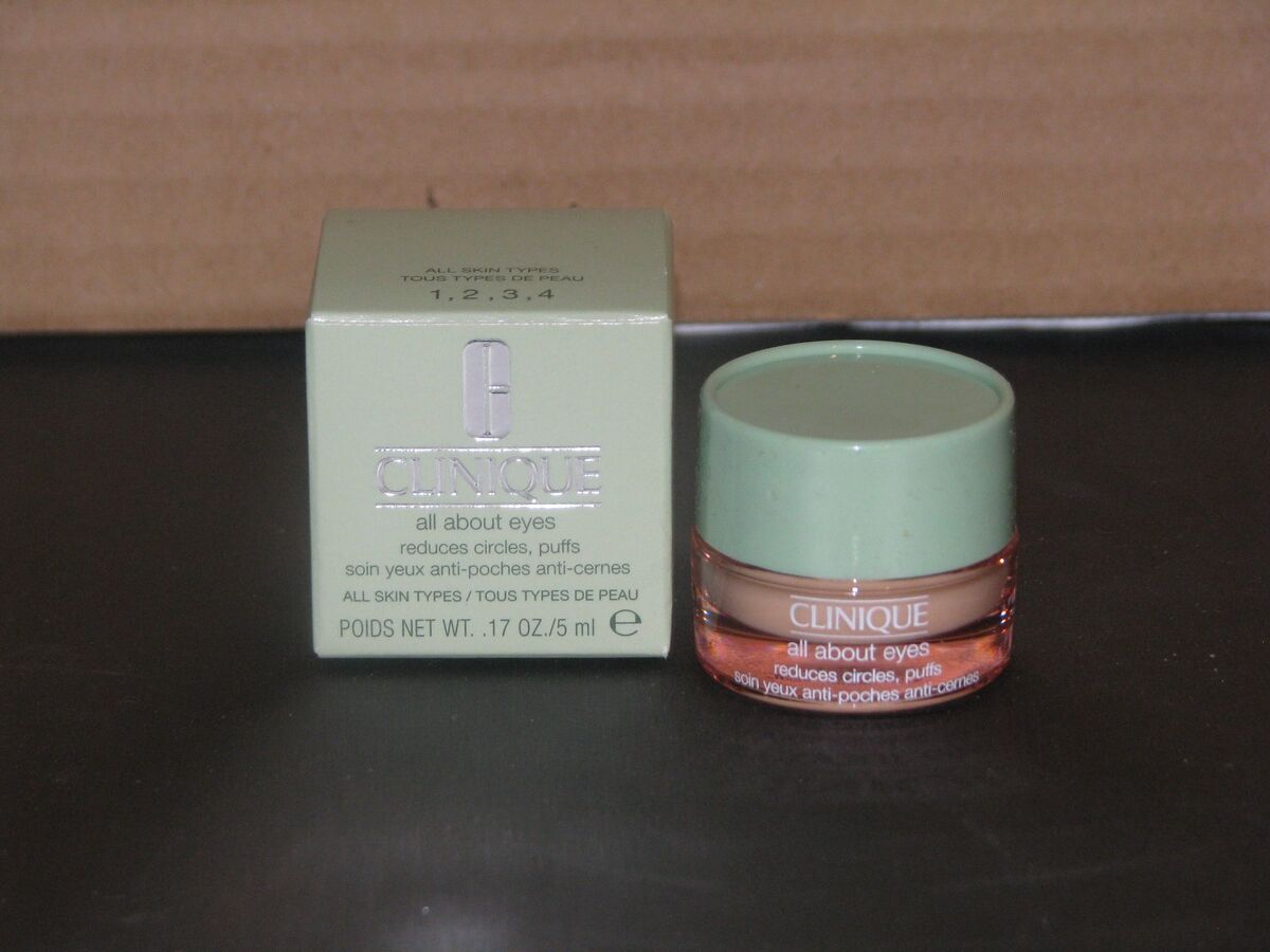 Clinique All About Eyes Reduces Circles Puffs Gel Cream Travel size 5ml