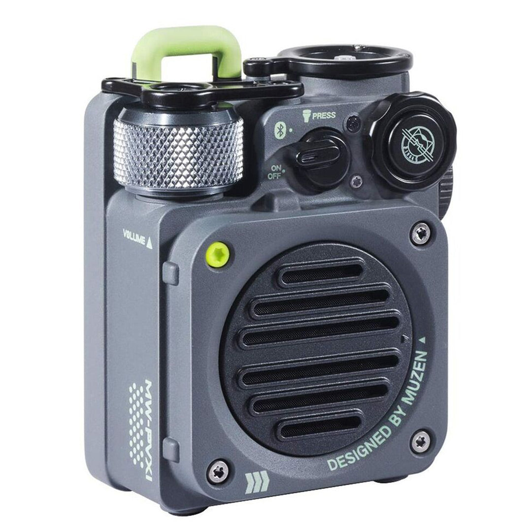 Muzen Wild Mini Rugged Portable Bluetooth Speaker Grey