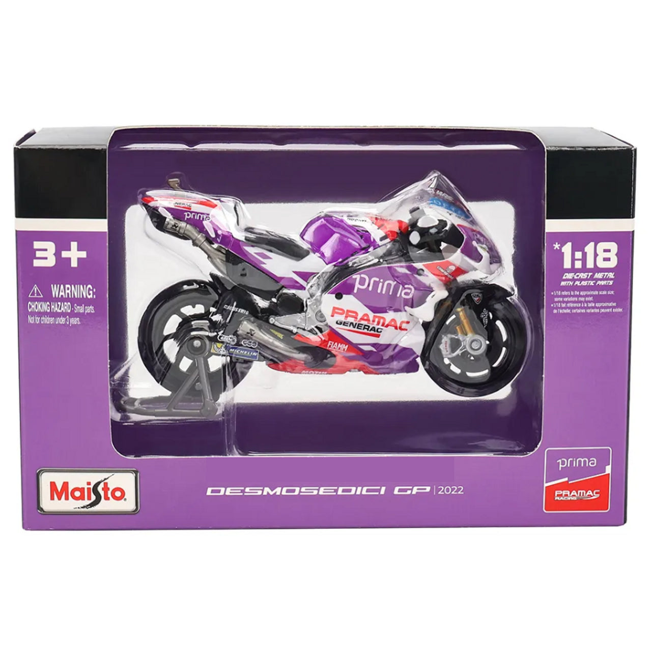 Maisto 1:18 2022 Pramac Racing Team