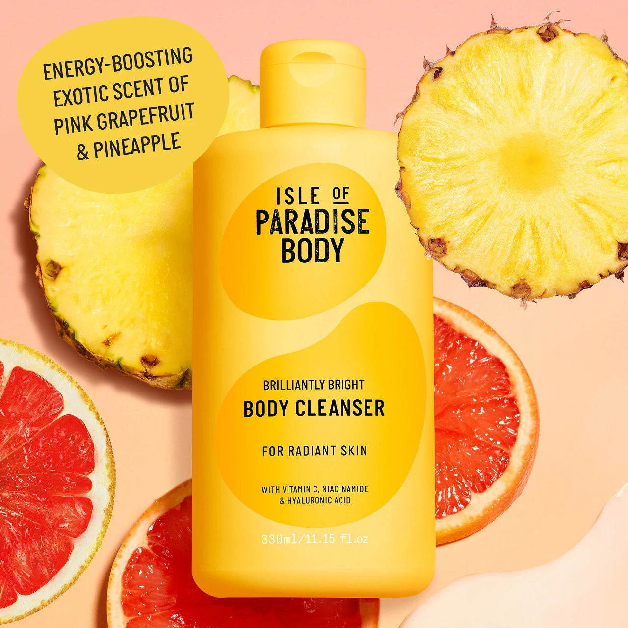 Isle of Paradise Exclusive Brilliantly Bright Body Cleanser 330ml