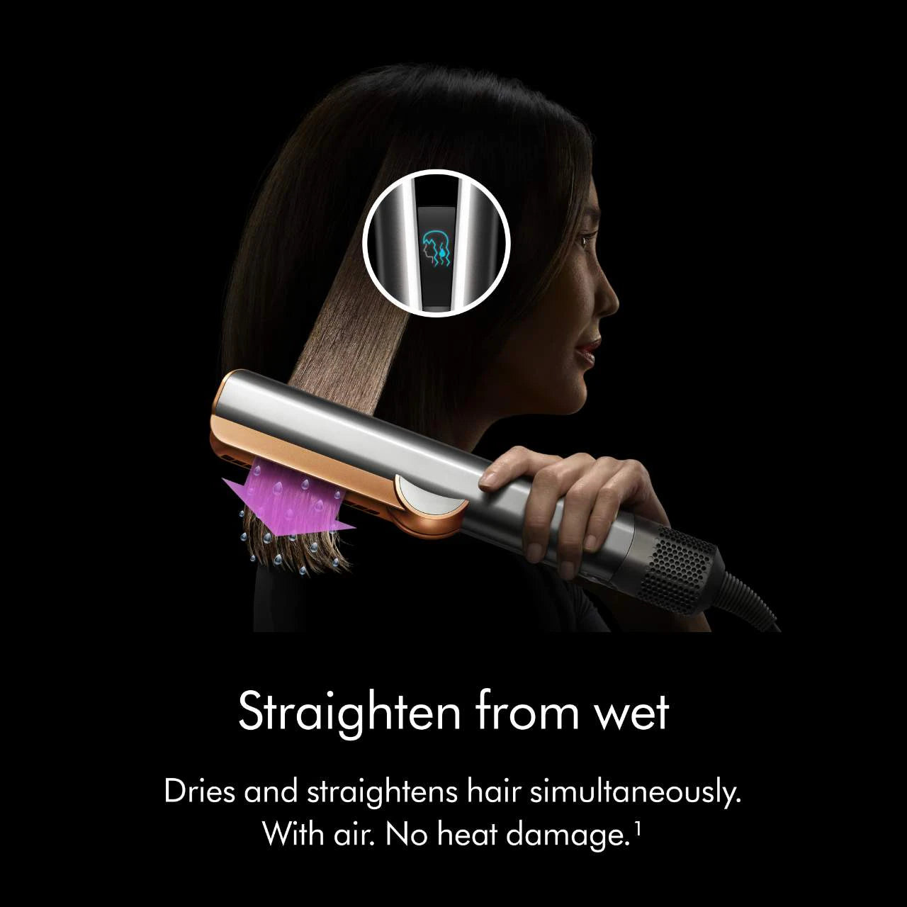 Dyson Airstrait straightener In Ceramic Pink