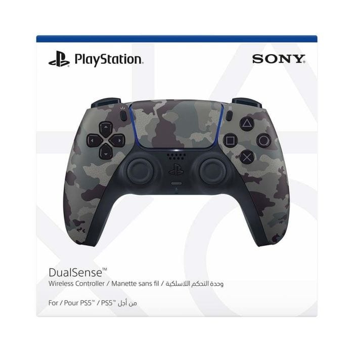 Sony PlayStation Gaming PS5 DualSense Wireless Controller Grey Camouflage