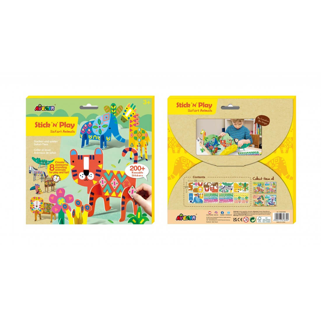 Avenir - Stick 'N' Play - Safari Animals