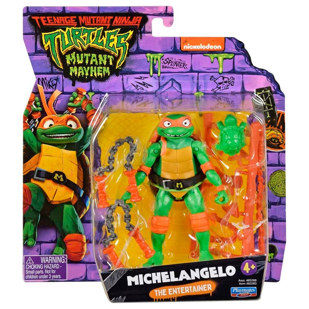 TMNT Michelangelo The Entertainer Basic Figure