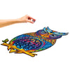 UNIDRAGON Toys UNIDRAGON Figured Wooden Puzzle Charming Owl, King Size