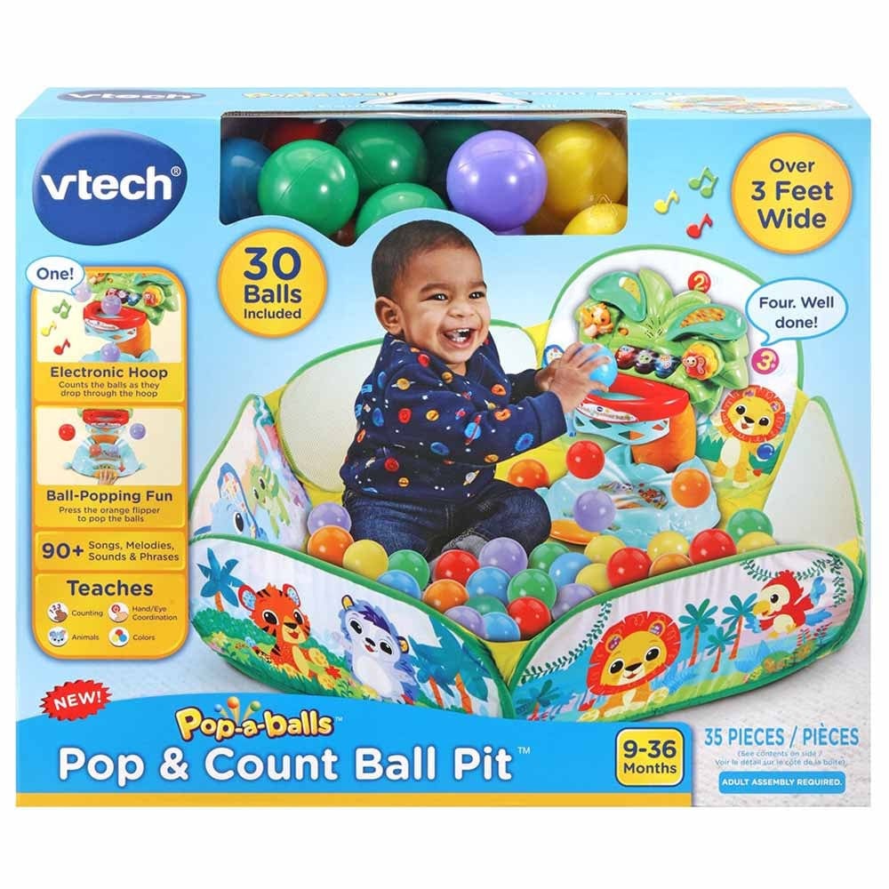 VTech Babies Vtech Pop-A-Balls Pop & Count Ball Pit