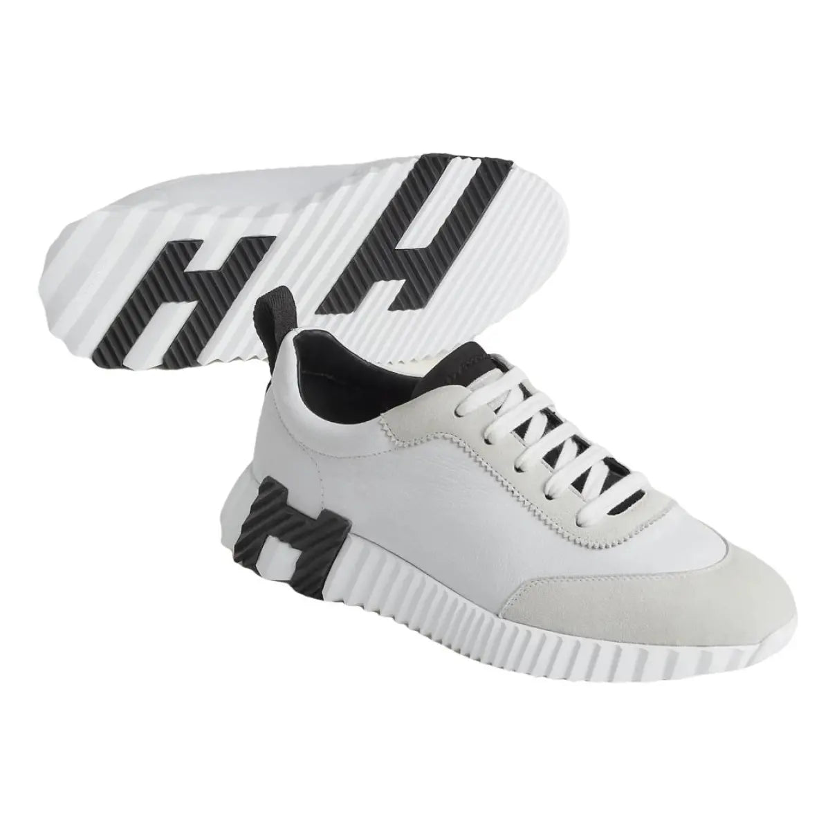Hermes Bouncing Sneaker "White Black" - 43.5 EU