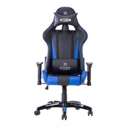 XFX Gaming XFX GT200 Faux Leather Gaming Chair - Black / Blue | XF-CHGA-GT200BL
