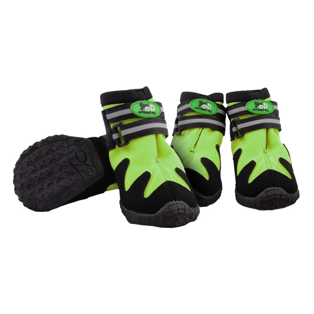 All For Paws Pet Supplies Outdoor Dog Shoes - Green / L