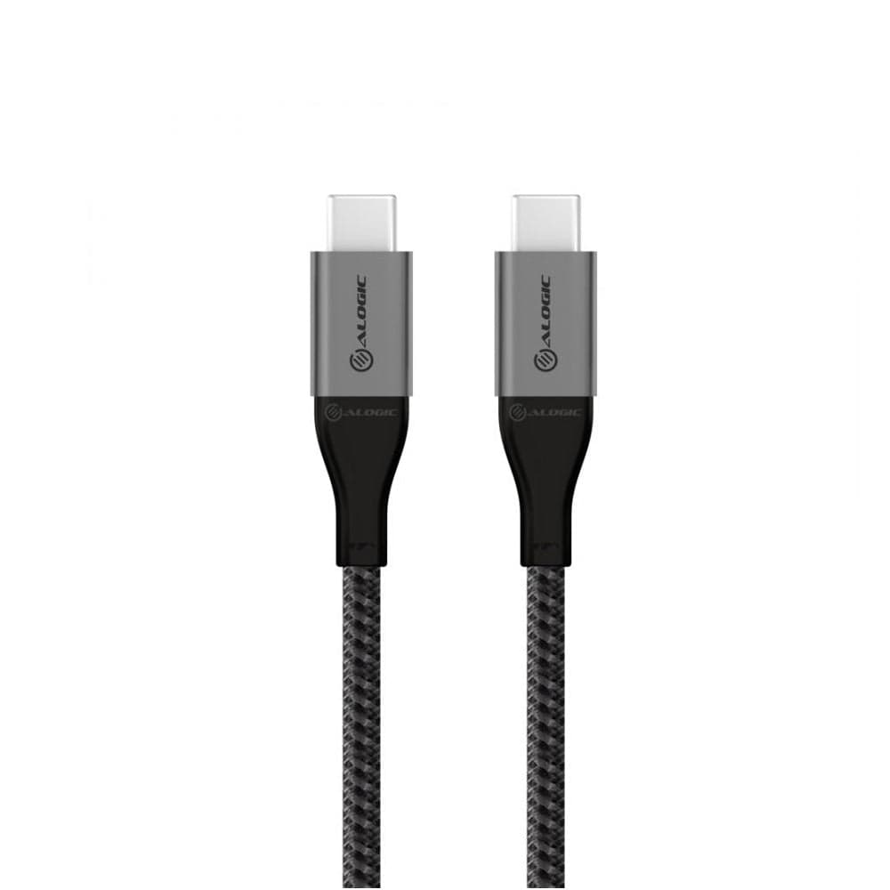 Alogic Electronics Alogic Super Ultra USB 2.0 USB-C to USB-C Cable Space Grey - 30cm Braided