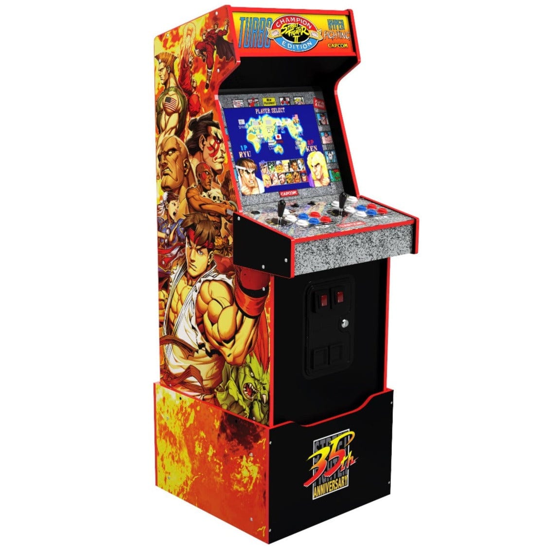 Arcade1UP Arcade Capcom Legacy Arcade Game Yoga Flame Edition
