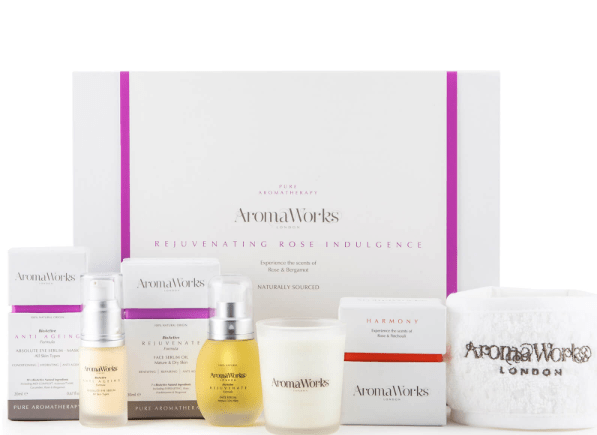 AromaWorks Rejuvenating Rose Indulgence Gift Set