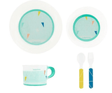 BabyMoov Babies Anti-slip feeding set Azur