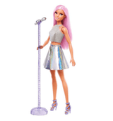 Barbie Toys Barbie-Pop Star Doll FXN98 (Beige/Silver)