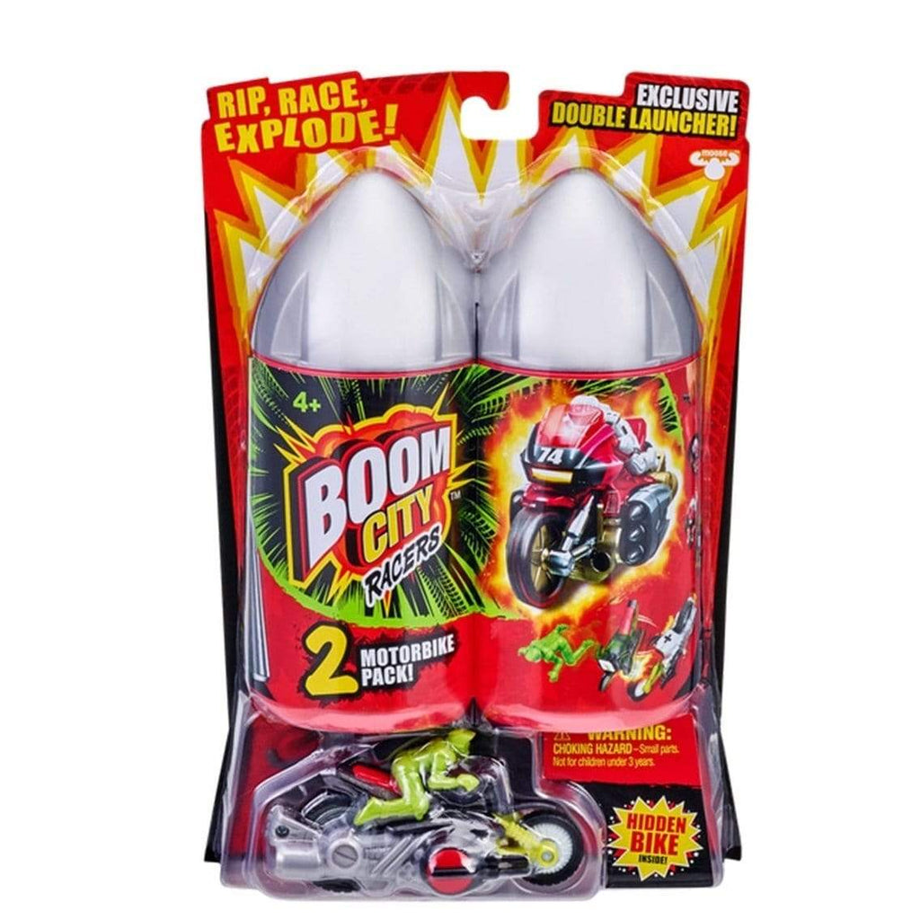 Boom City Toys Boom City Racers S2 Motorbikes 2Pk  – Asst1