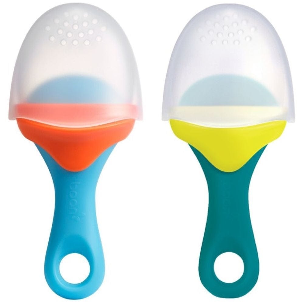 Boon Babies Boon - Pulp Silicone Feeder Pack of 2 - Blue & Teal