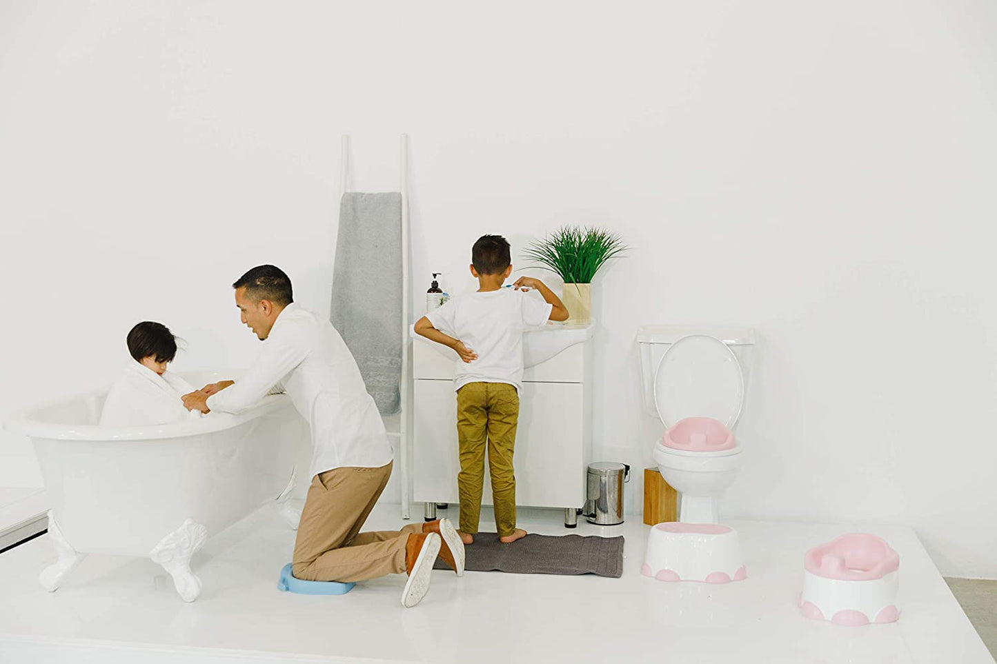 Bumbo Babies Bumbo Potty Trainer with Step Stool Pink