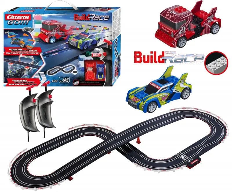 Carrera Carrera Go 3.6m Build Race Construction Car/Race Track Set