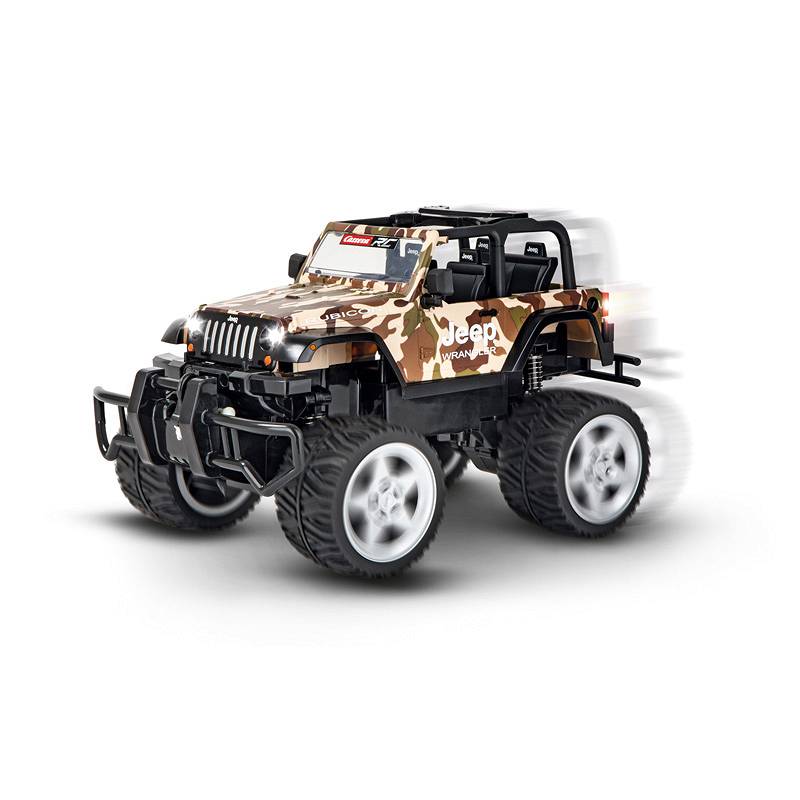 Carrera Toys R/C Jeep Wrangler Rubicon Camouflage 1:16