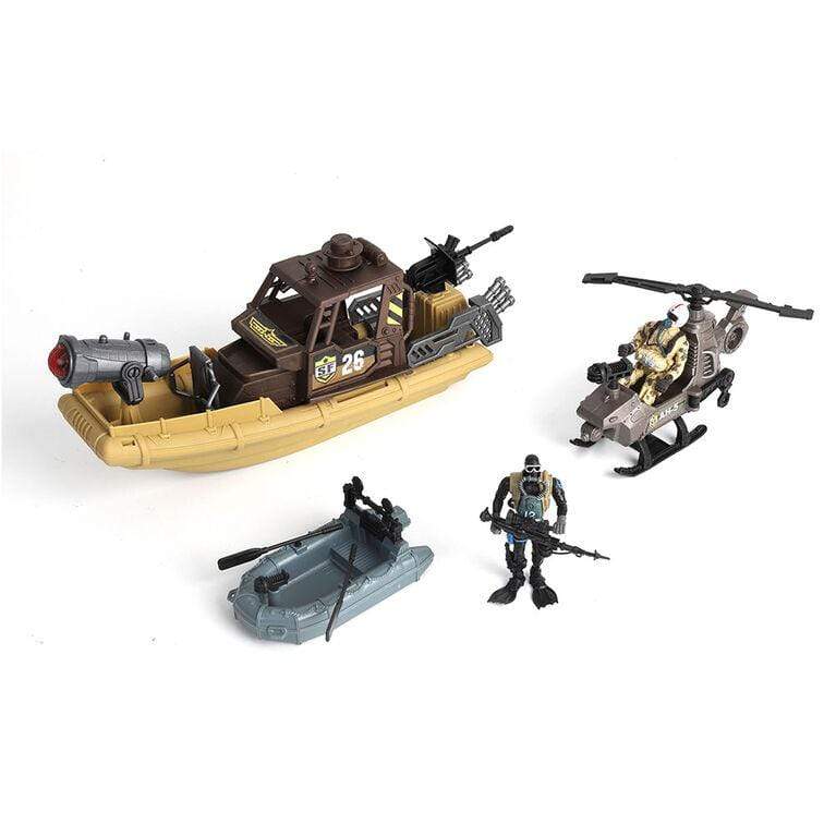 champei Toys Champei Soldier Force Coastine Patrol Playset