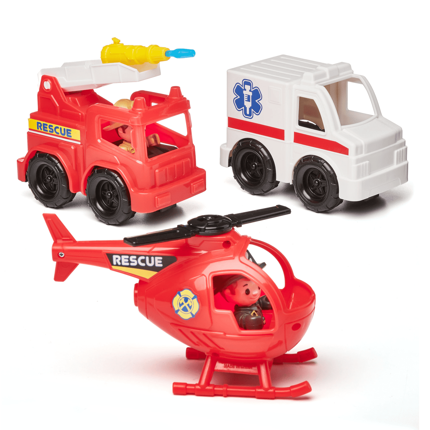 Chapmei Toys Chapmei Tiny Kiddom L&S Rescue Mission Fire station Playset