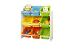 Class Home & Kitchen Class Kids' Toy Storage Organizer with 9 Plastic  Bright Color Bins, Small