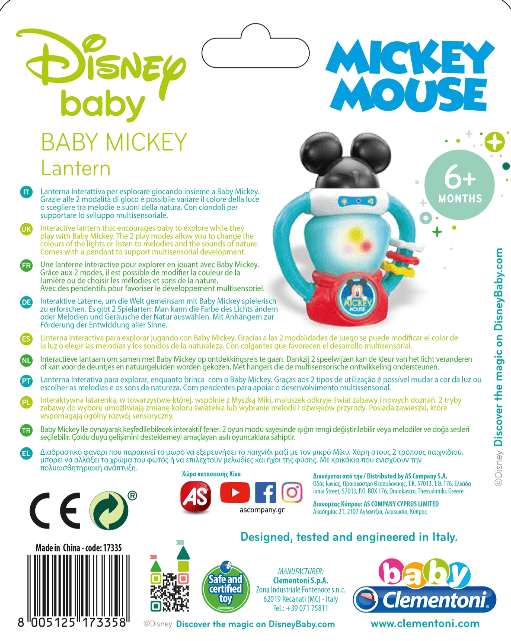 Clemen Toys Clemen-Disney baby mickey interactive lanternv