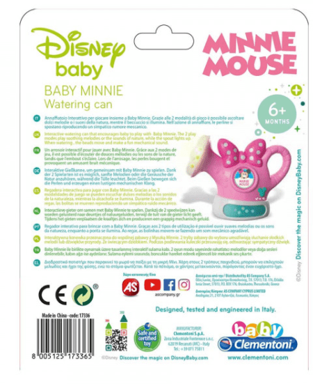 Clemen Toys Clemen-Disney baby minnie interactive water can
