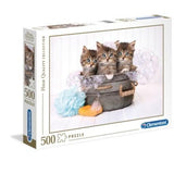 Clementoni Toys Clementoni - adult puzzle the kittens and soap 500pcs