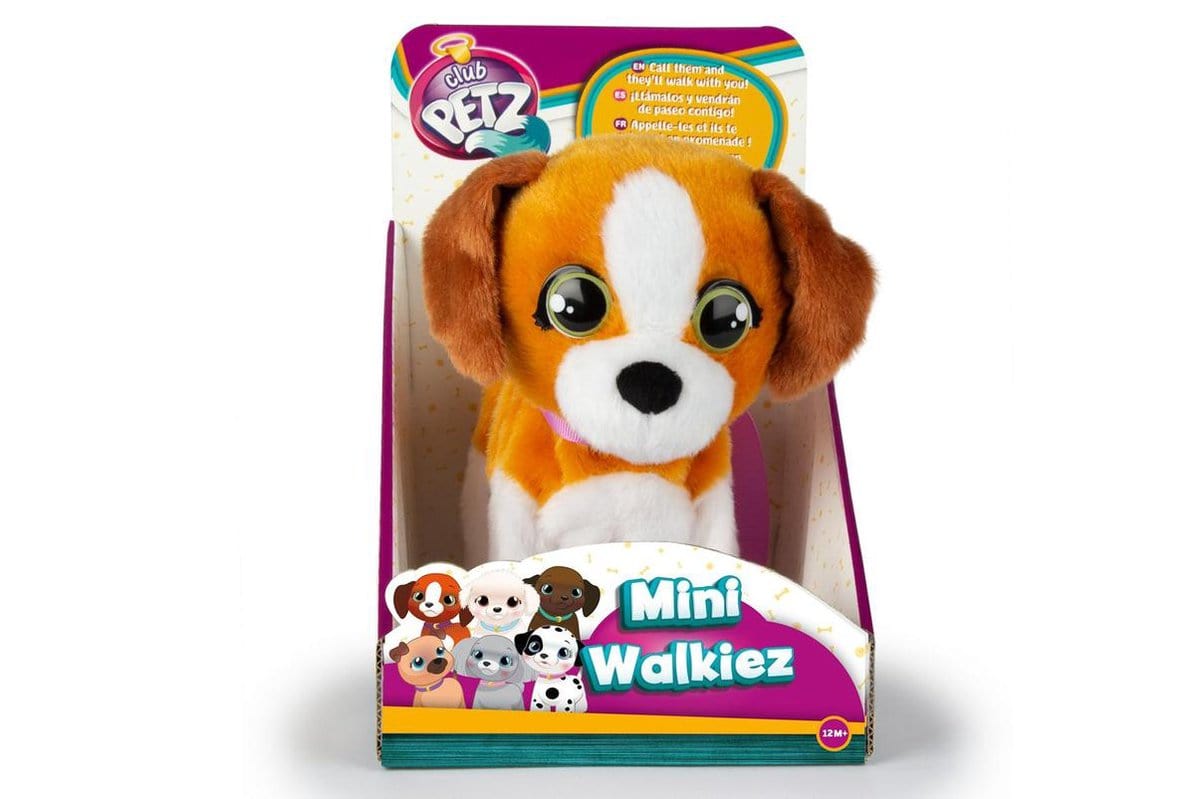 Club Petz Mini Walkiez Dog Beagle Interactive Plush Pet