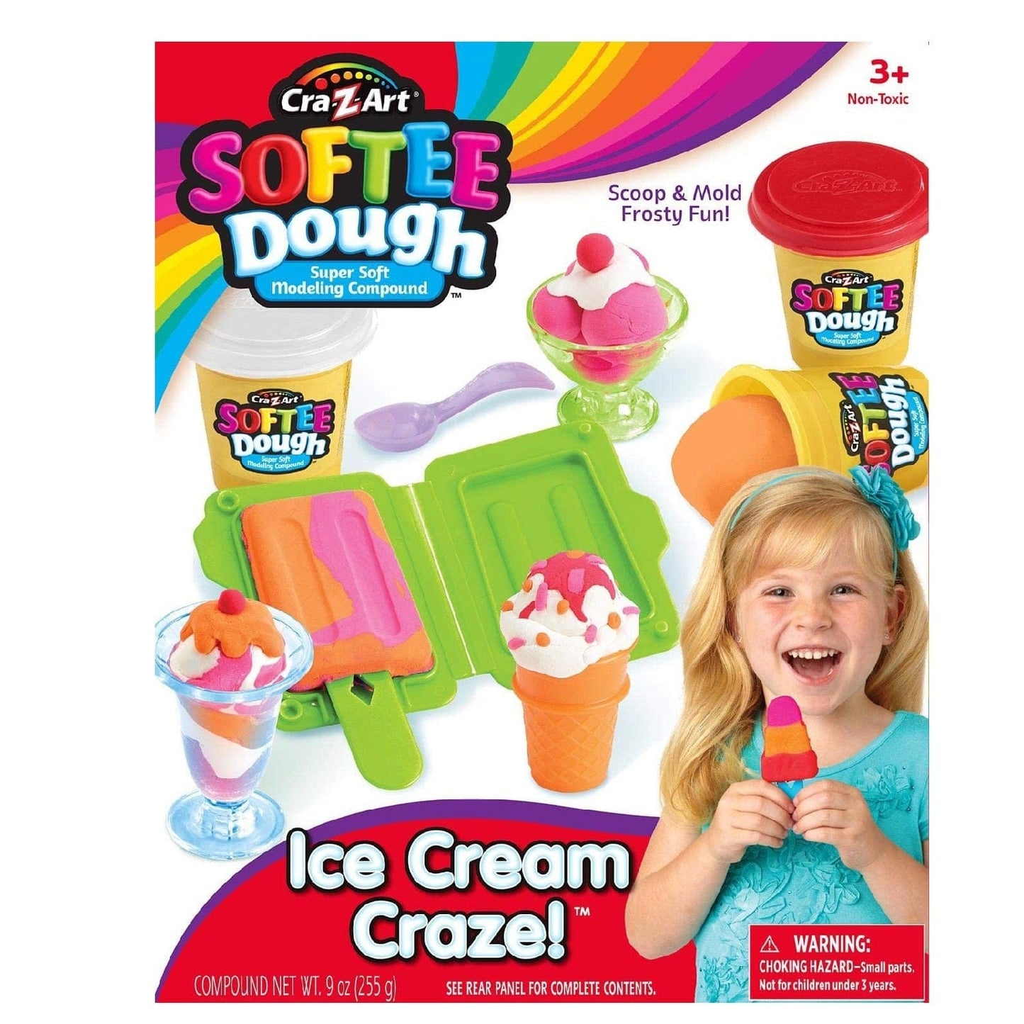 CRA-Z-ART Toys CraZArt Nick Jr. Cool Cones Softee Dough