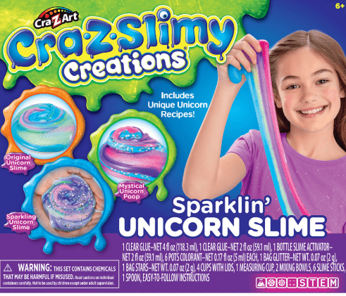 CraZSlimy Toy CraZSlimy Stress Unicorn kit
