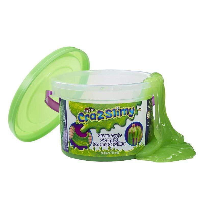 CraZslimy Scented Premade Tub 24 oz Green Apple