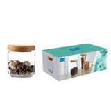Danube Home & Kitchen Ocean Pop Jar Wooden Lid