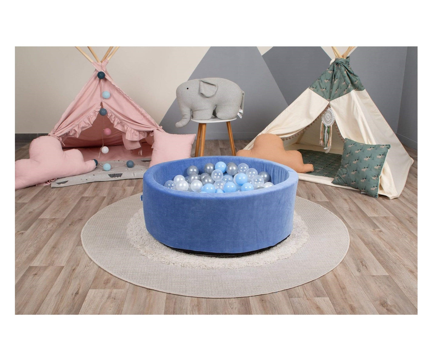 Delsit Toys Delsit Ball Pool Chenille Purple Cloud