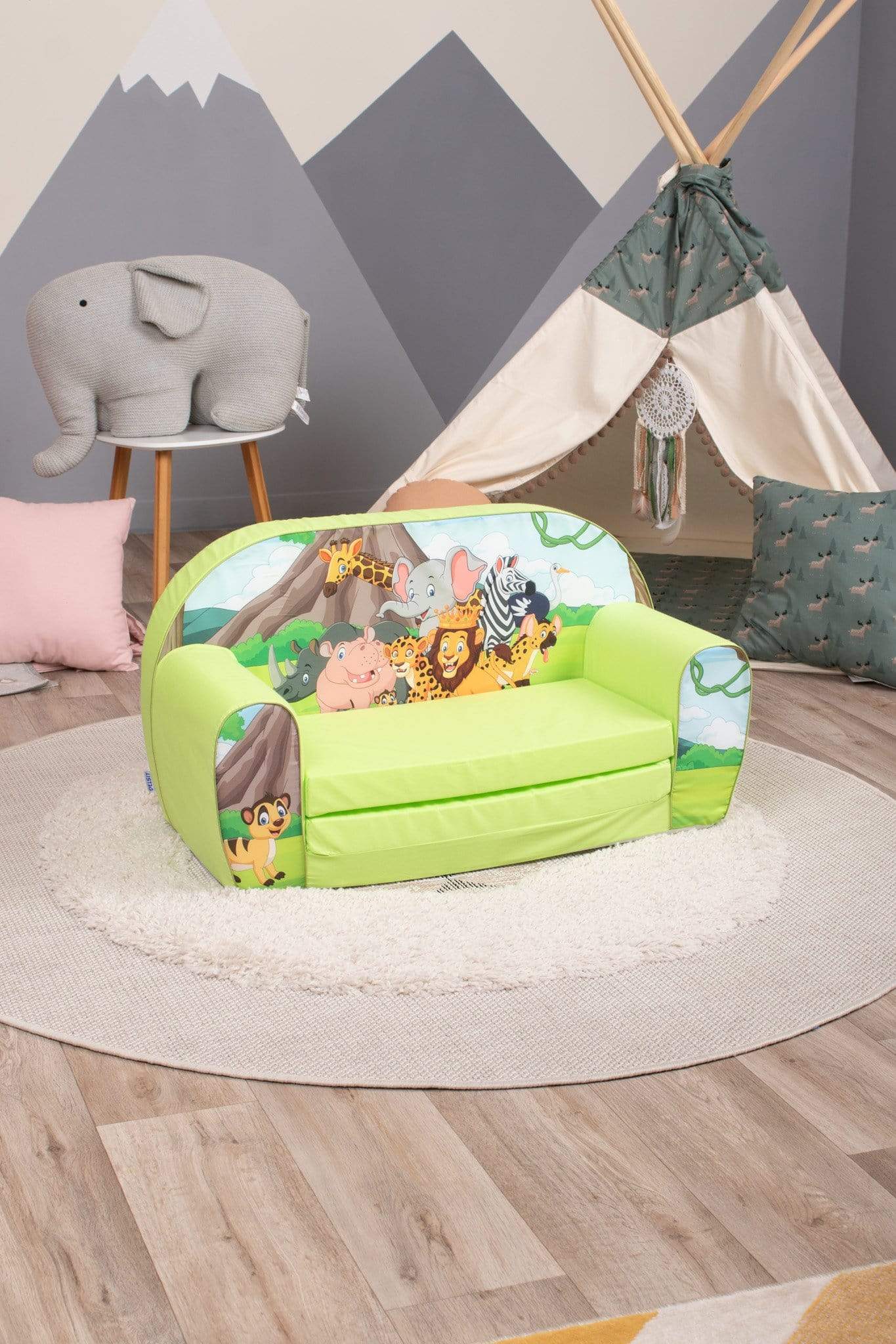 Delsit Toys Delsit Sofa Bed Wild Animals