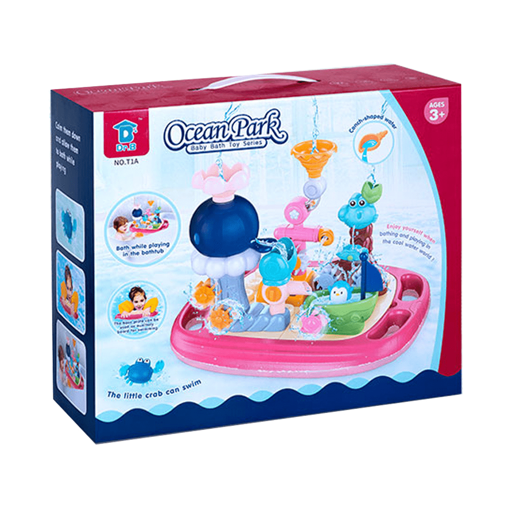 DR.B Toys DR.B Ocean Park Baby Bath Toys Sea Blocks
