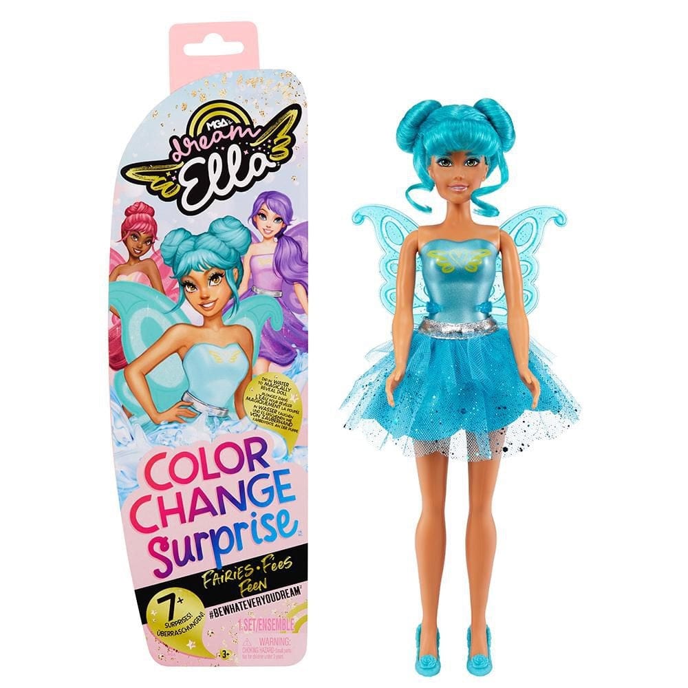 Dream Ella Toys Dream Ella Color Change Surprise Fairies Dream Ella | Teal | 7 Surprises | PDQ
