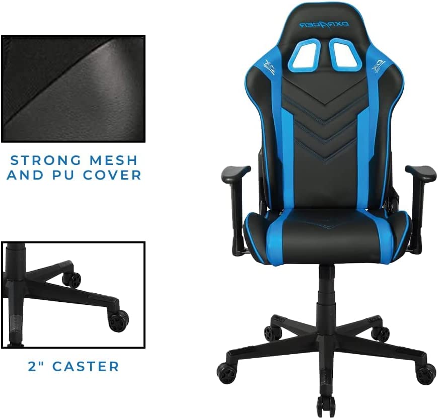 DXRacer Gaming DXRacer Origin Series Gaming Chair - Black/Blue