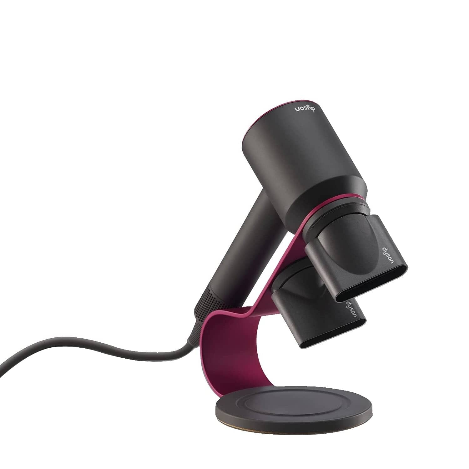 New fuchsia Dyson newest hairdryer stand